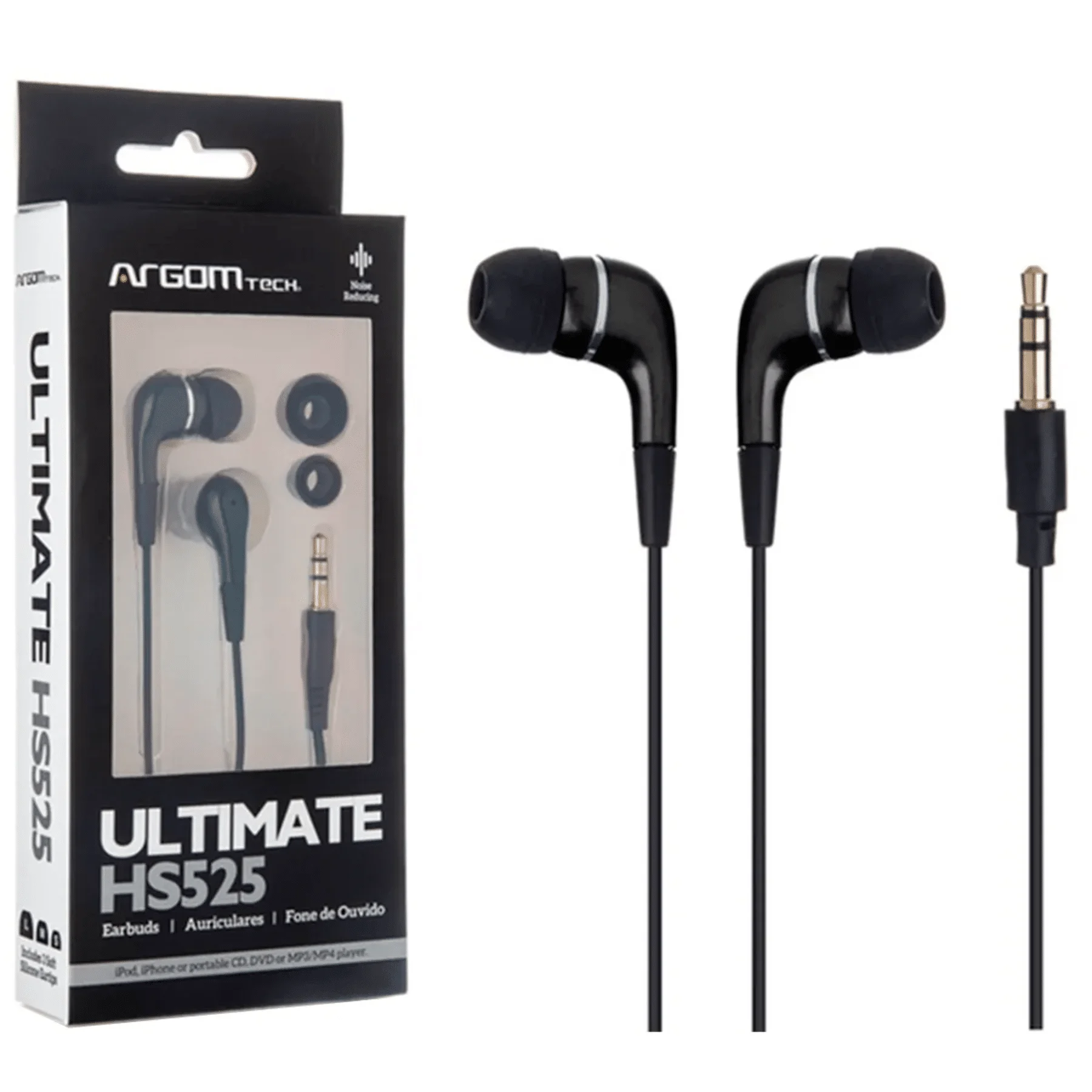 AUDIFONOS ARGOM ULTIMATE HS525 BLACK