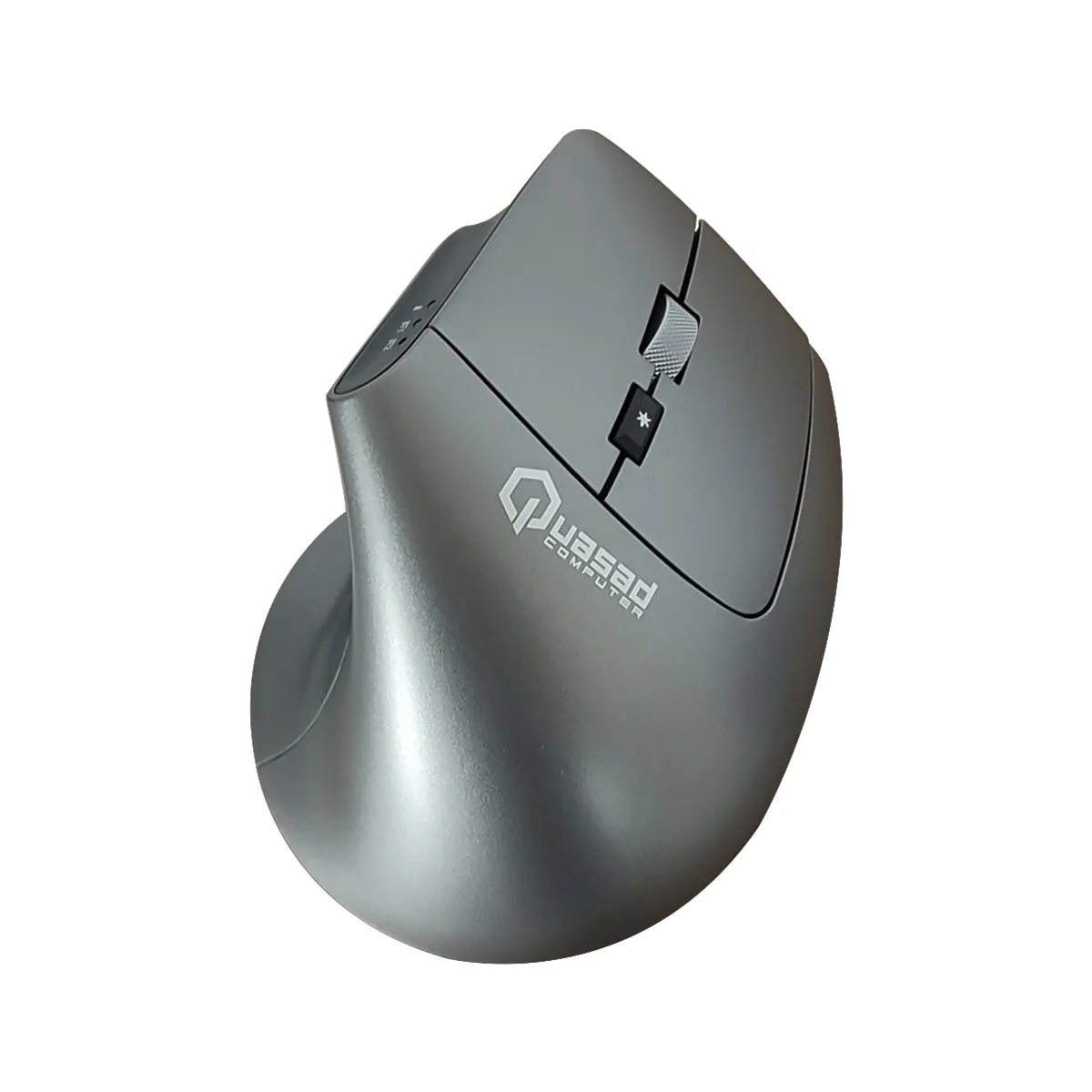 MOUSE QUASAD QME-V10 VERTICAL BACKLIGHT ERGONOMIC WIRELESS GRIS