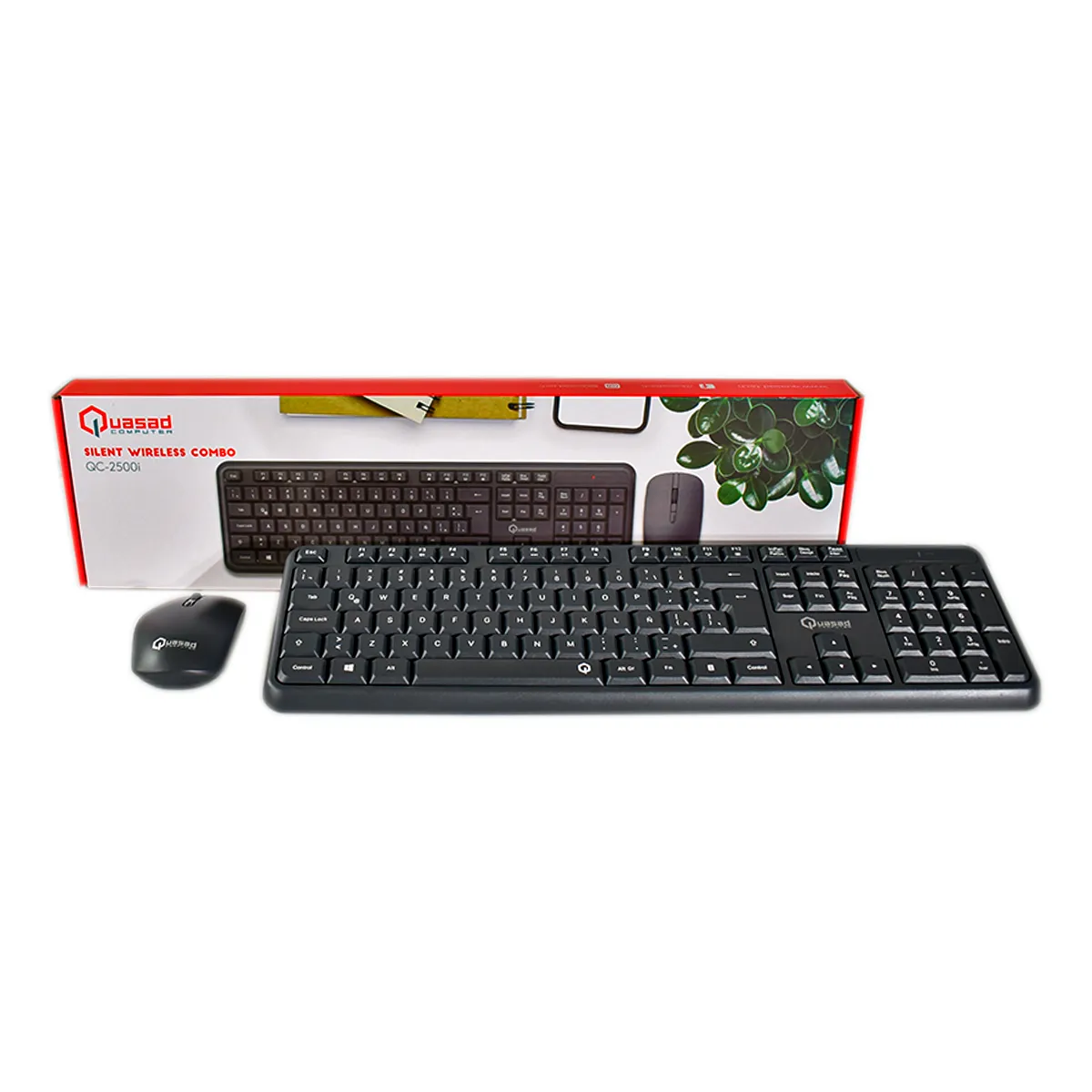 COMBO TECLADO - MOUSE QUASAD QC-2500i Silent Wireless